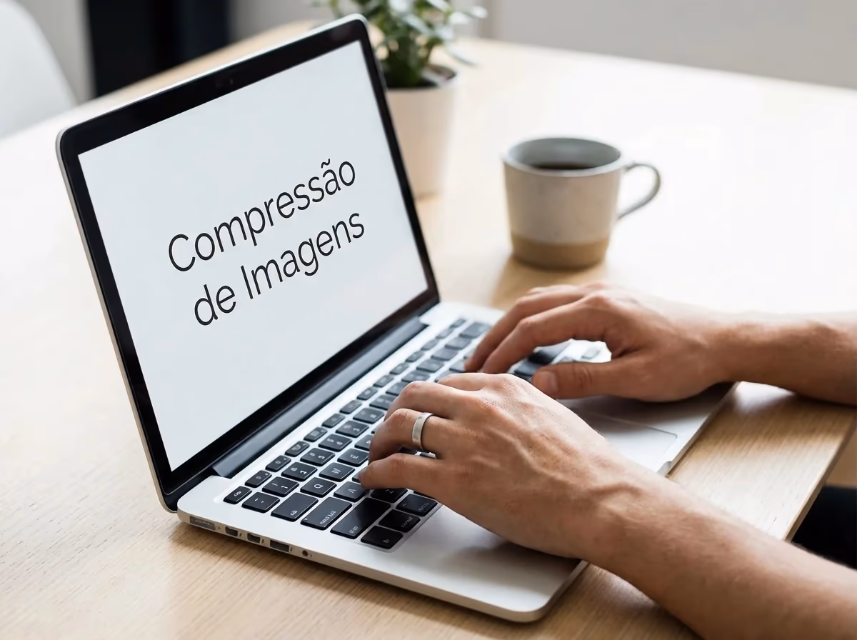 Ilustração sobre Otimizar e Exportar as Imagens Finais?