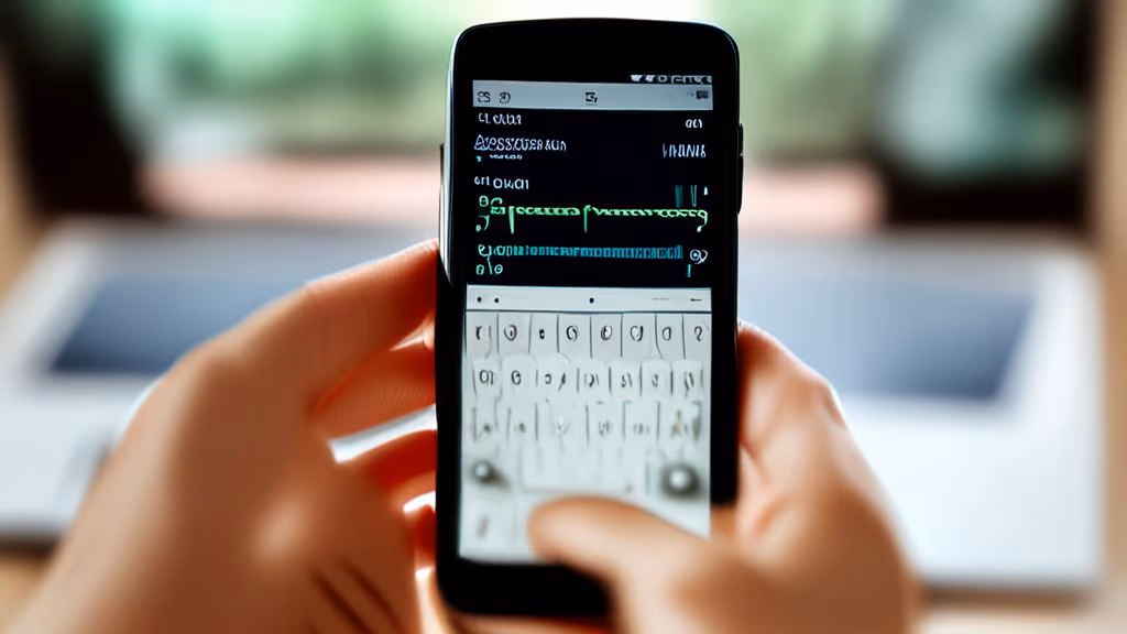 Mão segurando celular com DevTools remoto mostrando métrica LCP — Copy não salva um LCP ruim: prove com 3 testes rápidos
