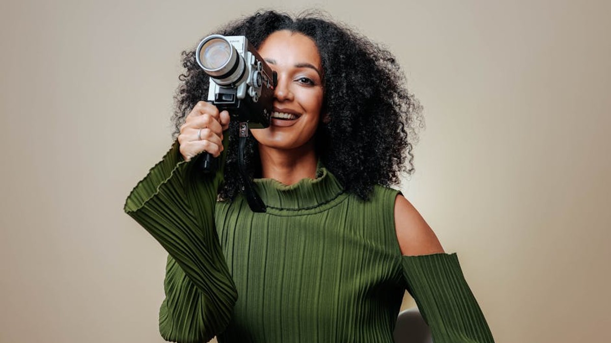 Photographer analog camera artistic vision