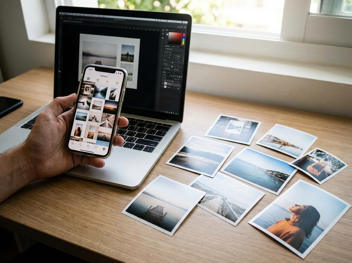 Ilustração sobre A Quick Guide to Other Instagram Image Sizes