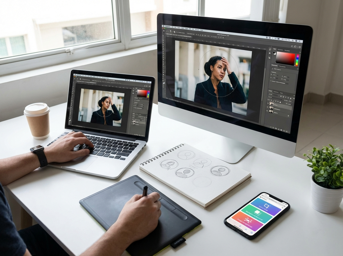 Ilustração sobre Guia Rápido para o Recorte Circular no Photoshop