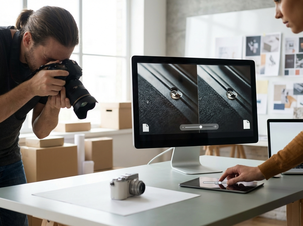 Encontrando o equilíbrio: qualidade visual vs. tamanho do arquivo - E-commerce