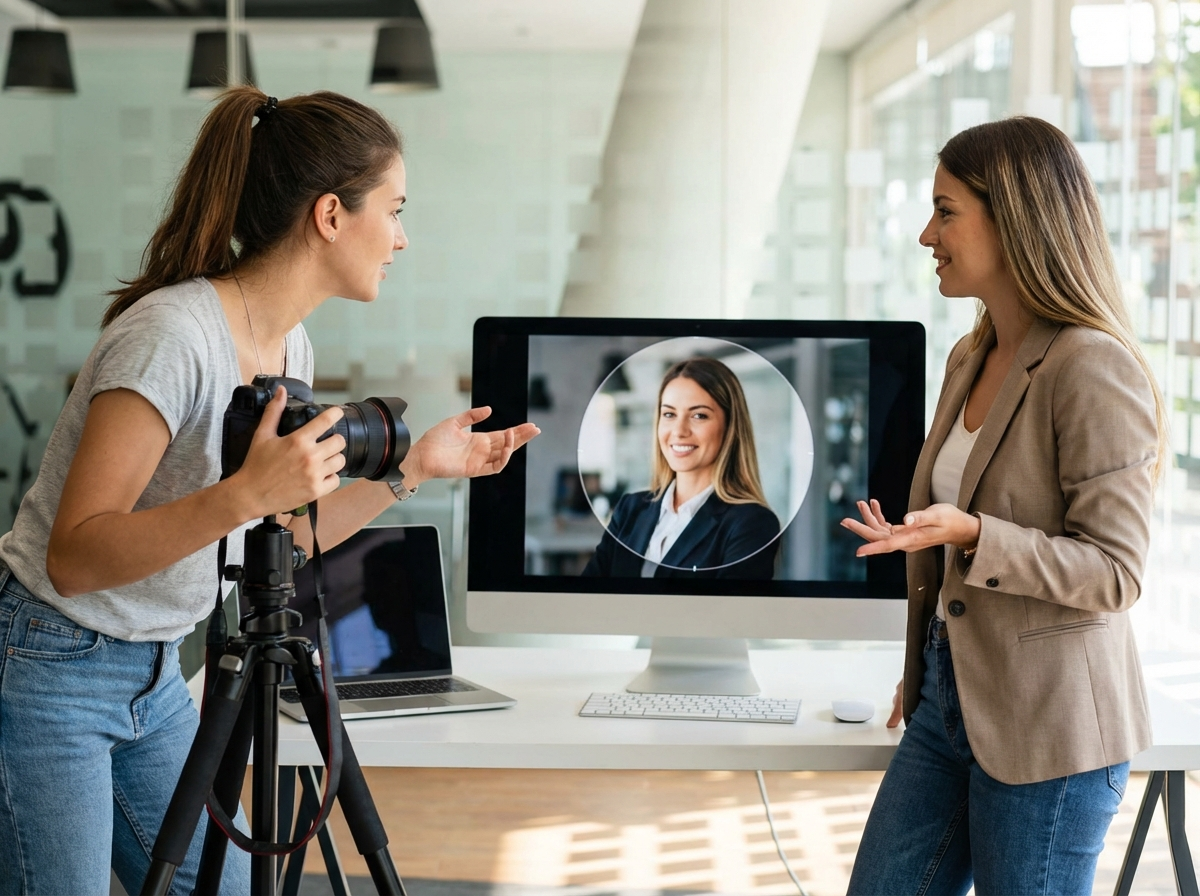 Ilustração sobre Professional Profile Pictures