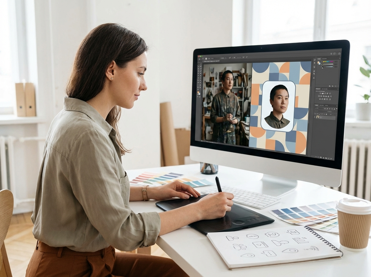 Illustration about Using Graphic Elements to Reinforce Your Identity