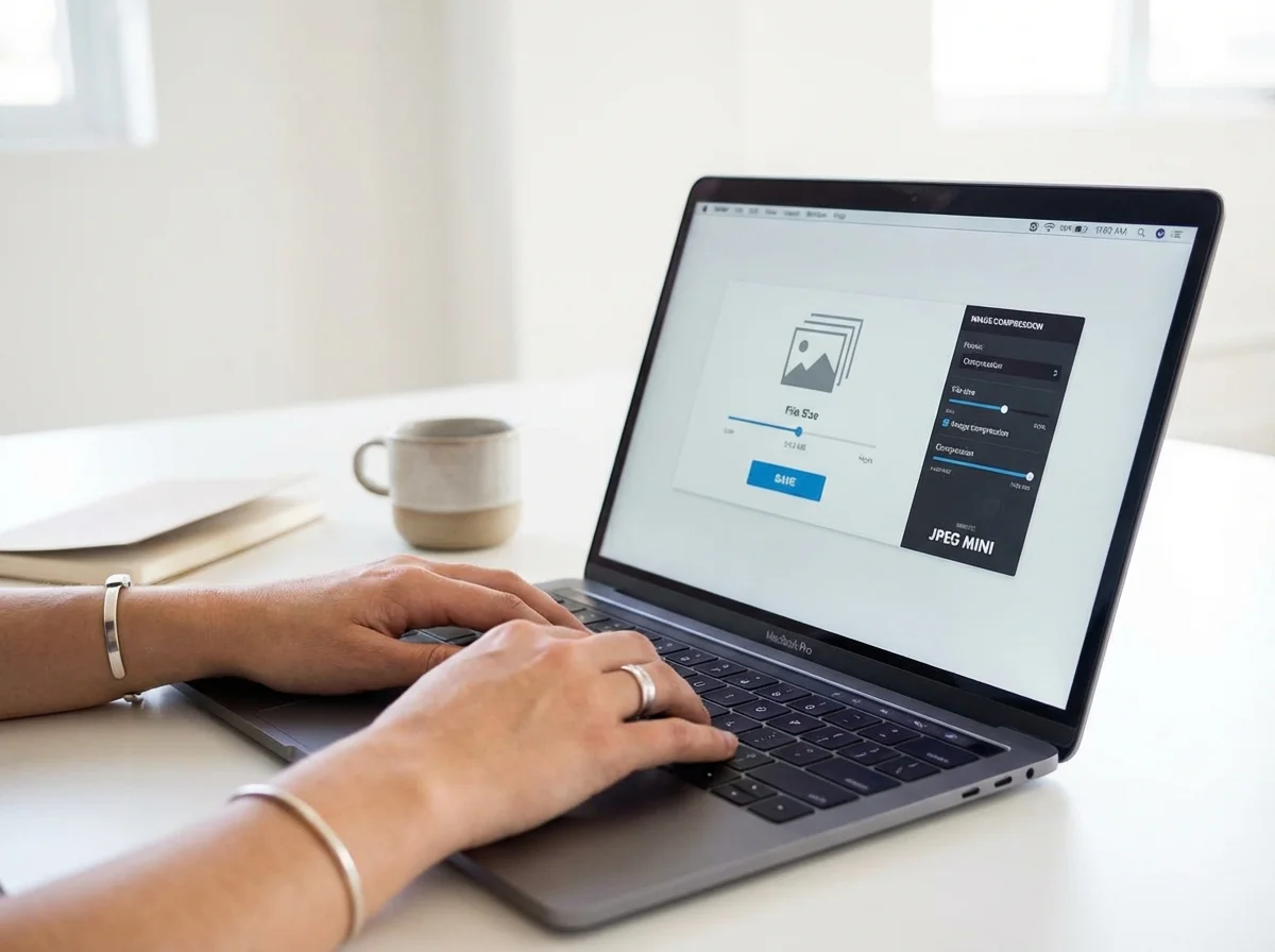 Illustration about How Does Bulk Image Compression Work?