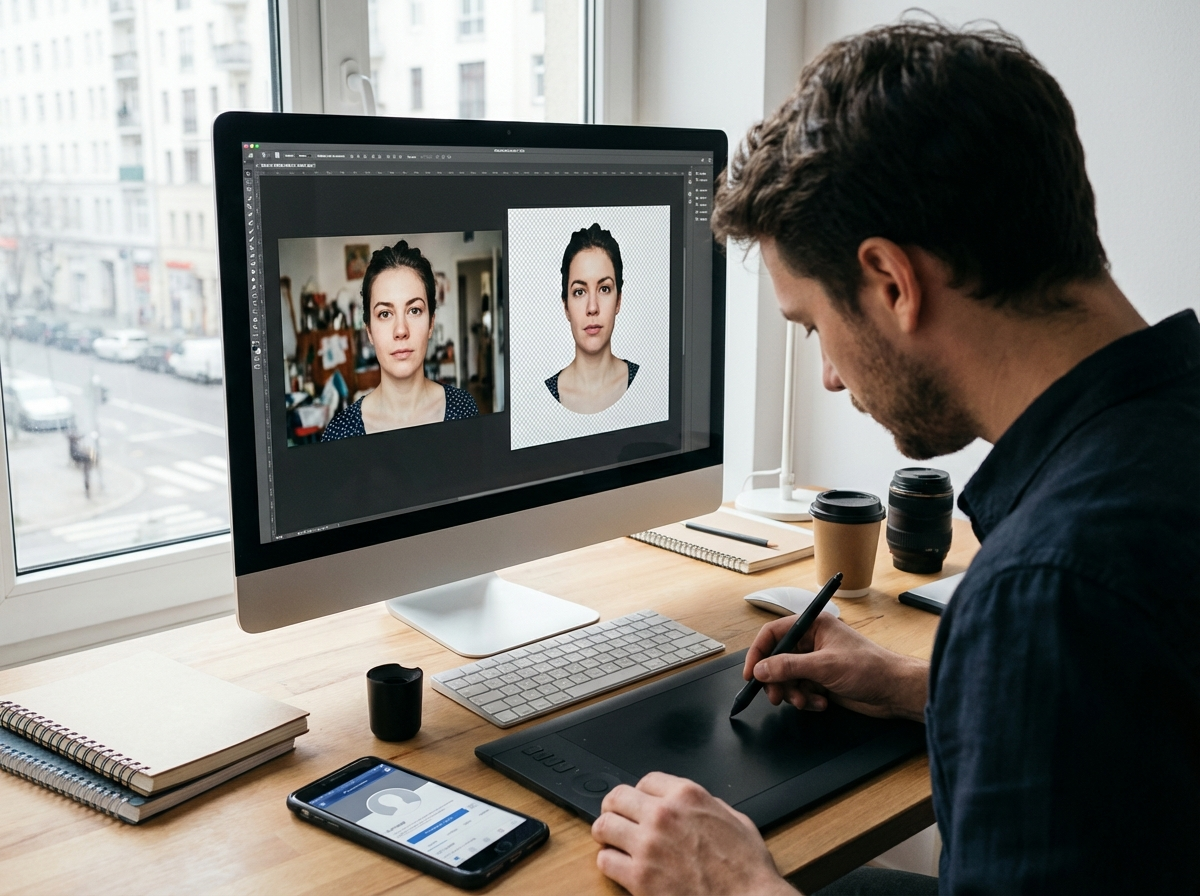 Illustration about Facebook and LinkedIn