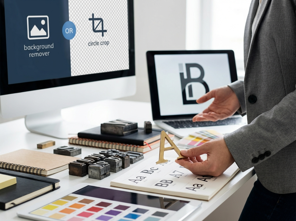 Illustration about Selecting Typography That Reflects Your Brand's Voice