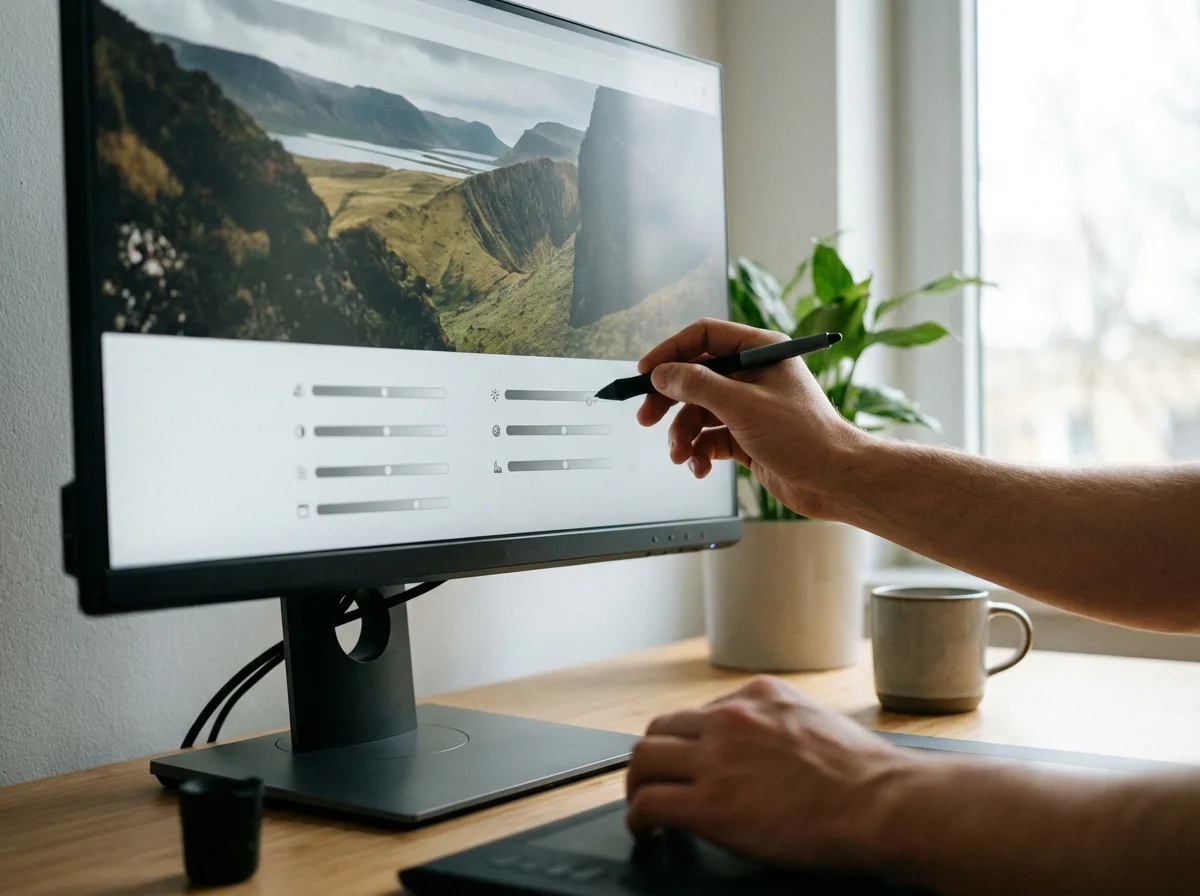Illustration about Camera Settings for Sharpness and Detail