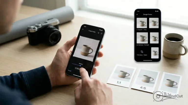 Como recortar foto no Google Fotos: proporção e qualidade